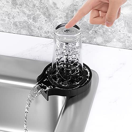 Quick Rinser Automatic Glass Rinser for Kitchen Sinks, Multi Angle Pressured Cup ...