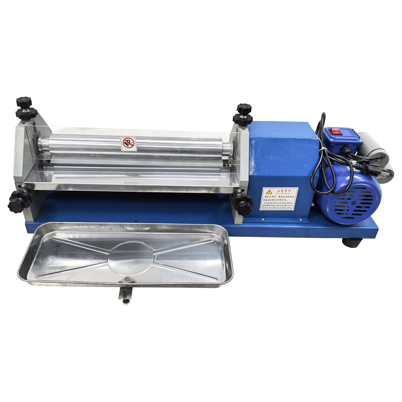 Automatic Gluing Machine Glue Coating Machine with Soft Roller 110V 15.75 Inch Coating Width 10m/min for Paper Leather