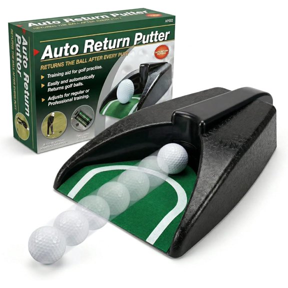 Automatic Golf Putting MachineAuto Returning Putting Cup Training Aid for Indoor/Outdoor Golf PracticeSuitable for Practicing at Home, Office, Yard, Party