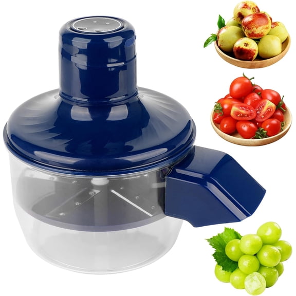 Automatic Grape Peeler Machine, Electric Garlic & Cherry Tomato Peeler, 50W Powerful Rechargeable Cordless Fruit Skin Remover Tool for Home & Commercial Use, Small Kitchen Gadget