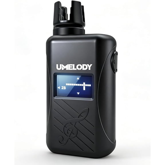 Automatic Guitar Tuner 3-in-1 with Metronome & String Winder, Easy Tune Digital Chromatic Tuner for Acoustic Electric Guitar & Ukulele, Portable Handheld Tuning Tool for Beginners & Practice