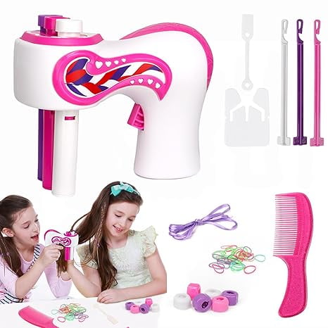 Automatic Hair Braider Machine, Electric Hair Braider Kit, Machine Twist Braid Styling Tool for Girls Headdress Battery Powered Easy Operate