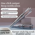thumbnail image 1 of Automatic Hair Curler with 4 Temperature Settings, Professional Auto-Rotating Curling Iron with Smart Anti-Tangle Design & Timer, for Fast, Effortless Salon-Quality Waves at Home, 1 of 17