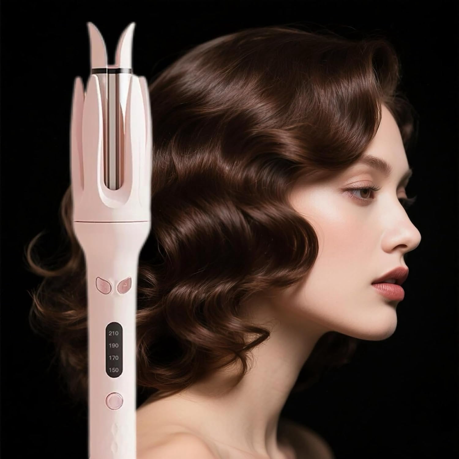 Automatic Hair Curler, Automatic Curling Iron Hair Waver with 4 ...