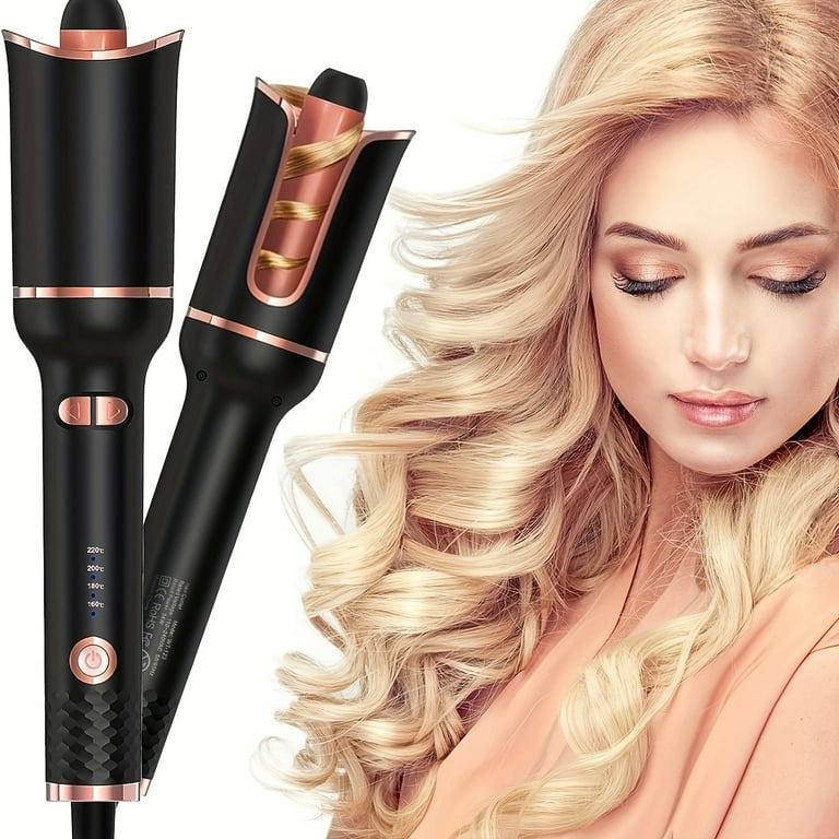 Automatic Hair Curler Ceramic Rotating Hair Curling Iron Professional Curling Wand Air Spin And Curl Curler Hair Waver Fast Heating Hair Styling Tool Holiday Gift Walmart