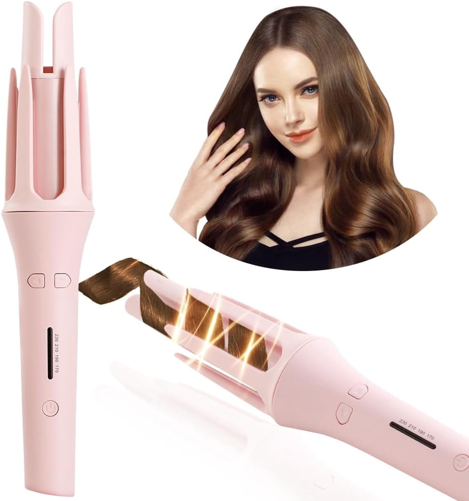 Automatic Hair Curler, Professional Auto-Rotating Curling Iron with 1 ...