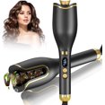 thumbnail image 1 of Automatic Hair Curler with 4 Temperature & 4 Timer Settings, Auto-Rotating Ceramic Curling Iron with LCD Display, Anti-Tangle & Anti-Scald Design, 1 of 8