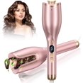 thumbnail image 1 of Automatic Hair Curler with 4 Temperature & 4 Timer Settings, Auto-Rotating Ceramic Curling Iron with LCD Display, Anti-Tangle & Anti-Scald Design, 1 of 14