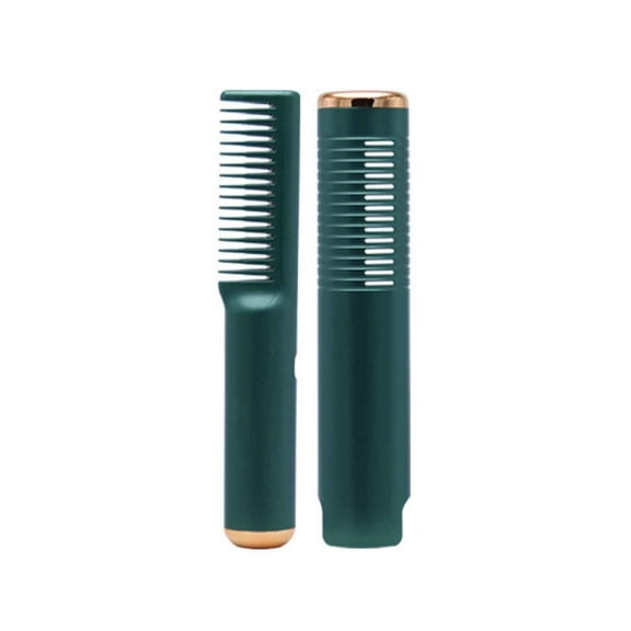Automatic Hair Straightener Brush, Portable Hair Straightening Comb, USB Rechargeable Wireless Hair Straightener, Home Curling Tool for Travel, Fast Heating, Heat Protection, for All Hair Types