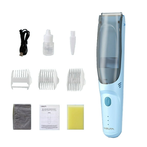 Automatic Hair Trimmer for Baby with R-shape Blade Electric Hair with Positioning Comb Kids Home Use Hair Shaver