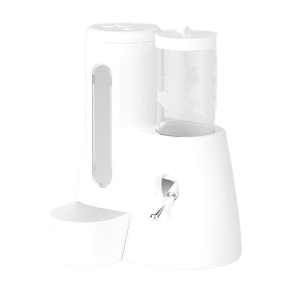 Automatic Hamster Food And Water Dispenser, 2 In 1 Standing Feeder, For Small Pet Cage Daily Use, Detachable Small Animal Feeding And Watering Bowl