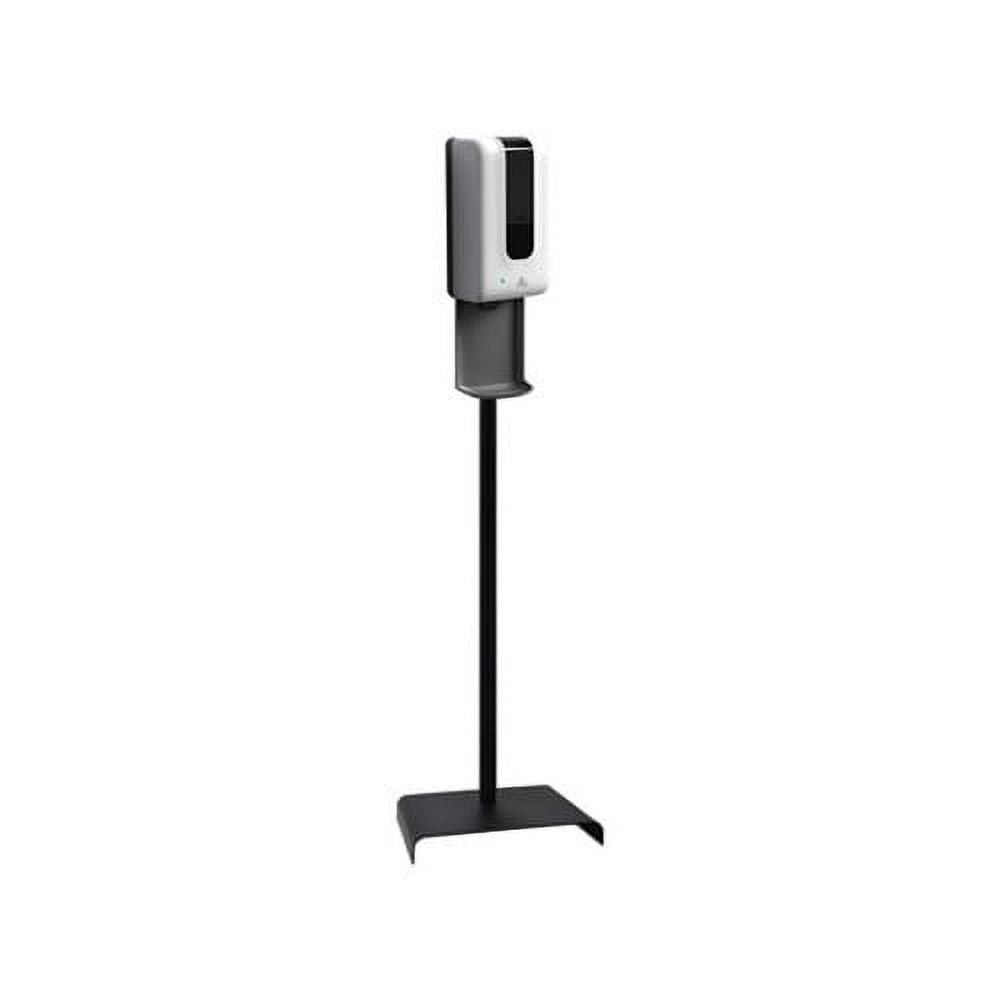 Automatic Hand Sanitizer Dispenser with Floor Stand and Tray 1,200 mL, 13 x 11.4 x 51.63, White/Gray