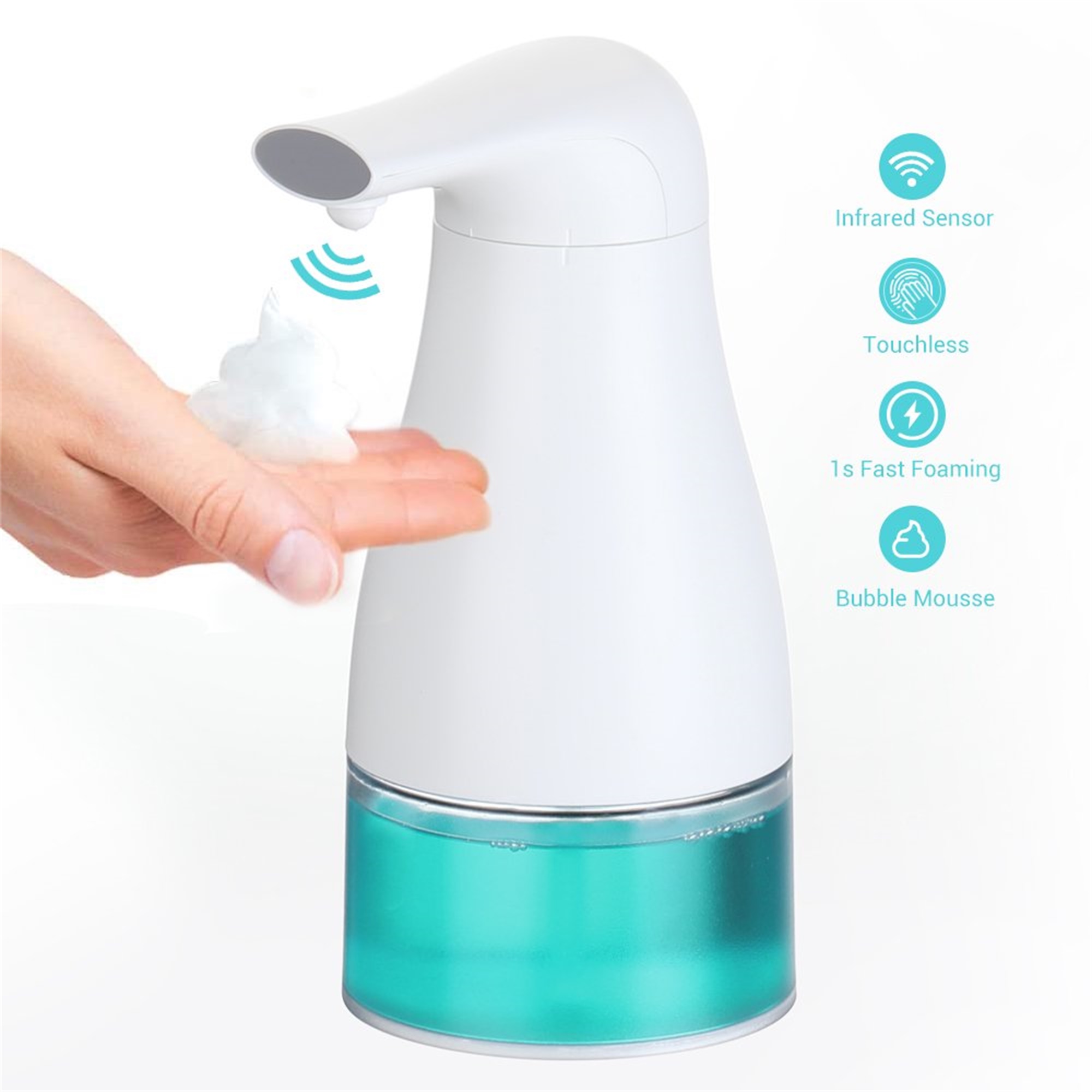 Automatic Soap Dispenser,Foaming Soap Dispenser Touchless 350ml/12oz