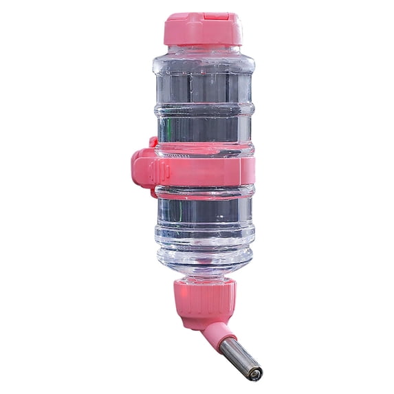 Automatic Hanging Water Bottle Dispenser for Dogs, Cats, Rabbits - Leak-Proof Cage-Mounted Pet Waterer with -Free Spout