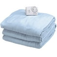 Biddeford Electric Heated Blanket with Dual Controllers, Available in Twin, Full, Queen, and