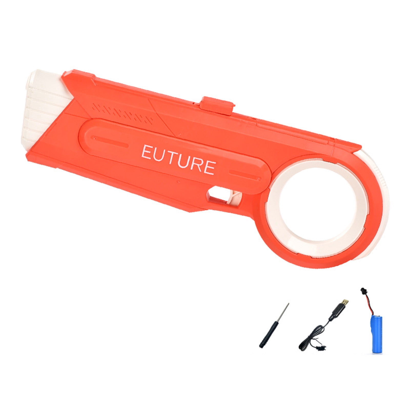 Automatic High-Pressure Water Blaster Soaker, Sleek Modern Design for Efficient Summer Refreshment and Outdoor Interactive Play Orange