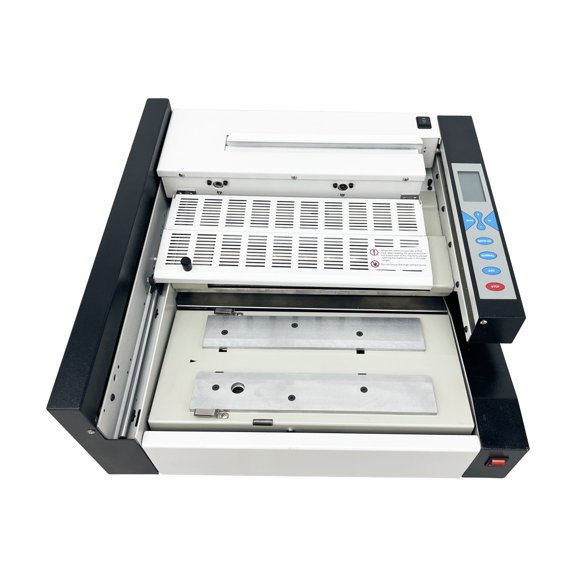 Automatic Hot Glue Book Binder Thermal Binding Machine 110V 140 Books/Hour Max 1.4in Thickness 13.4in Size