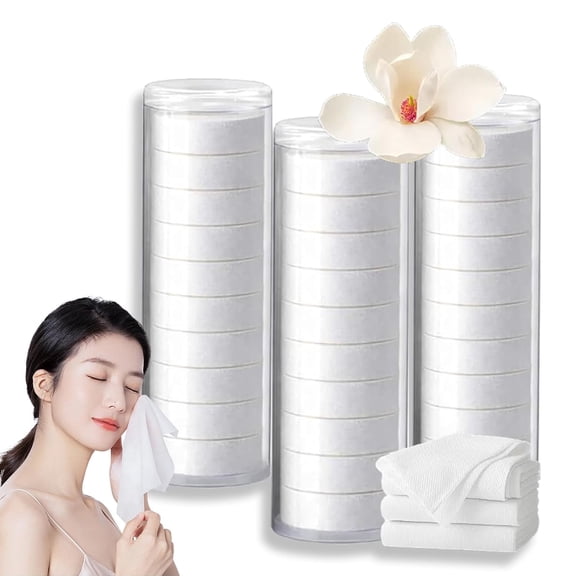 Automatic Hot Towel Dispenser, Hot Face Towel Warmer with Voice Alert - 5s Fast Heating, 55°C Constant Temp, 20 Compressed Towels, Auto-Dispensing, Hot Face Towel Dispenser for Home Spa (30 Towels)