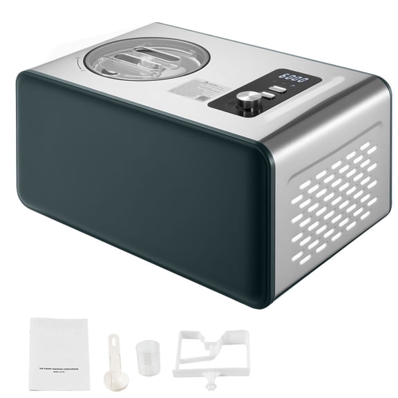 Automatic Ice Cream Maker Built in Compressor 1.5 Quart No Pre Freezing Gelato Sorbet Maker 3 Modes Electric Home Kitchen