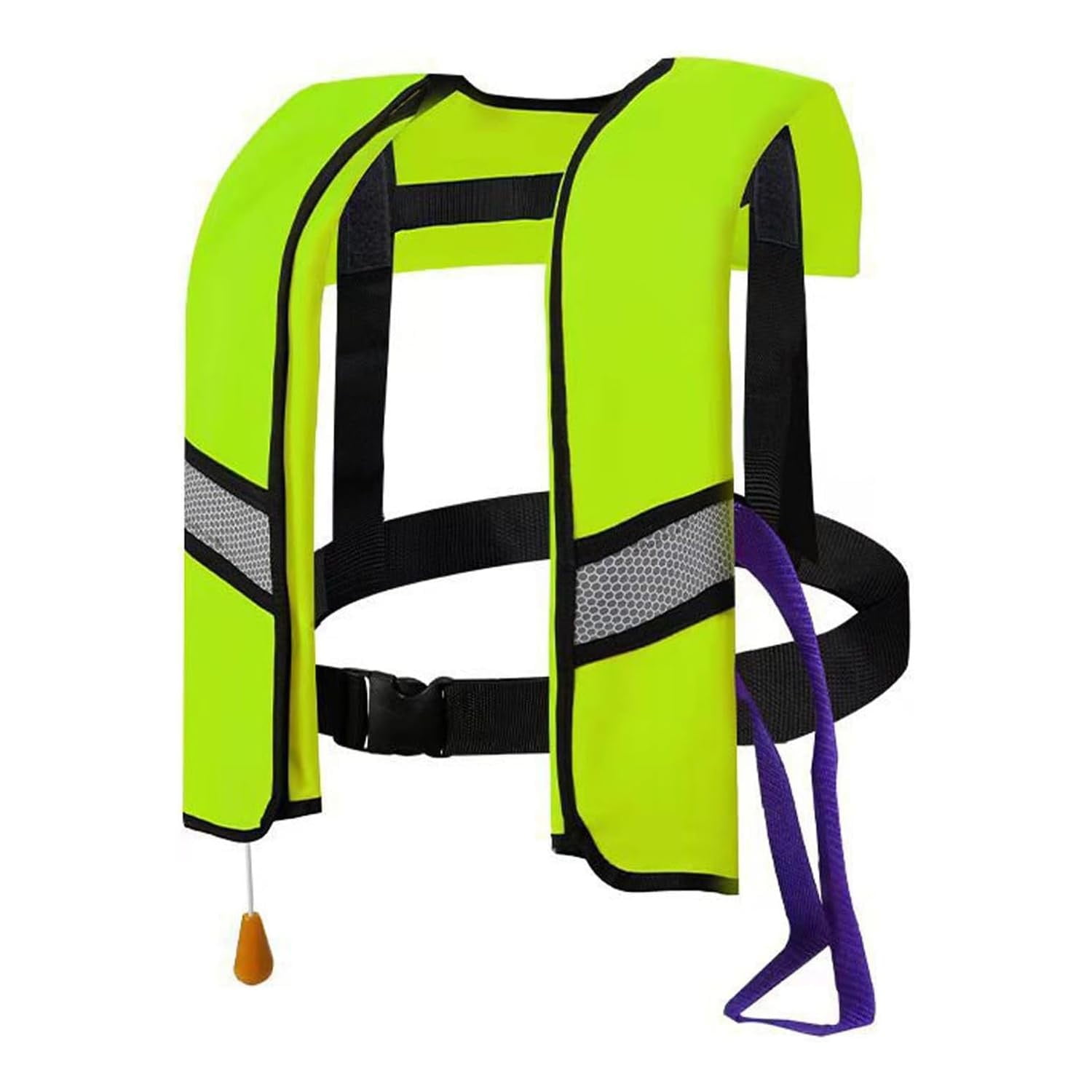 Automatic Inflatable Life Jacket With 3-Second Water Contact Inflation, 150N High Buoyancy Ders Reliable Support Up To 130Kg For Adults And Children, Ideal For Outdoor