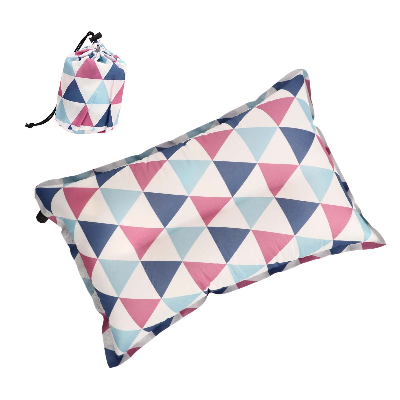 Automatic Inflatable Pillow High Elasticity Compression Foam Ethnic