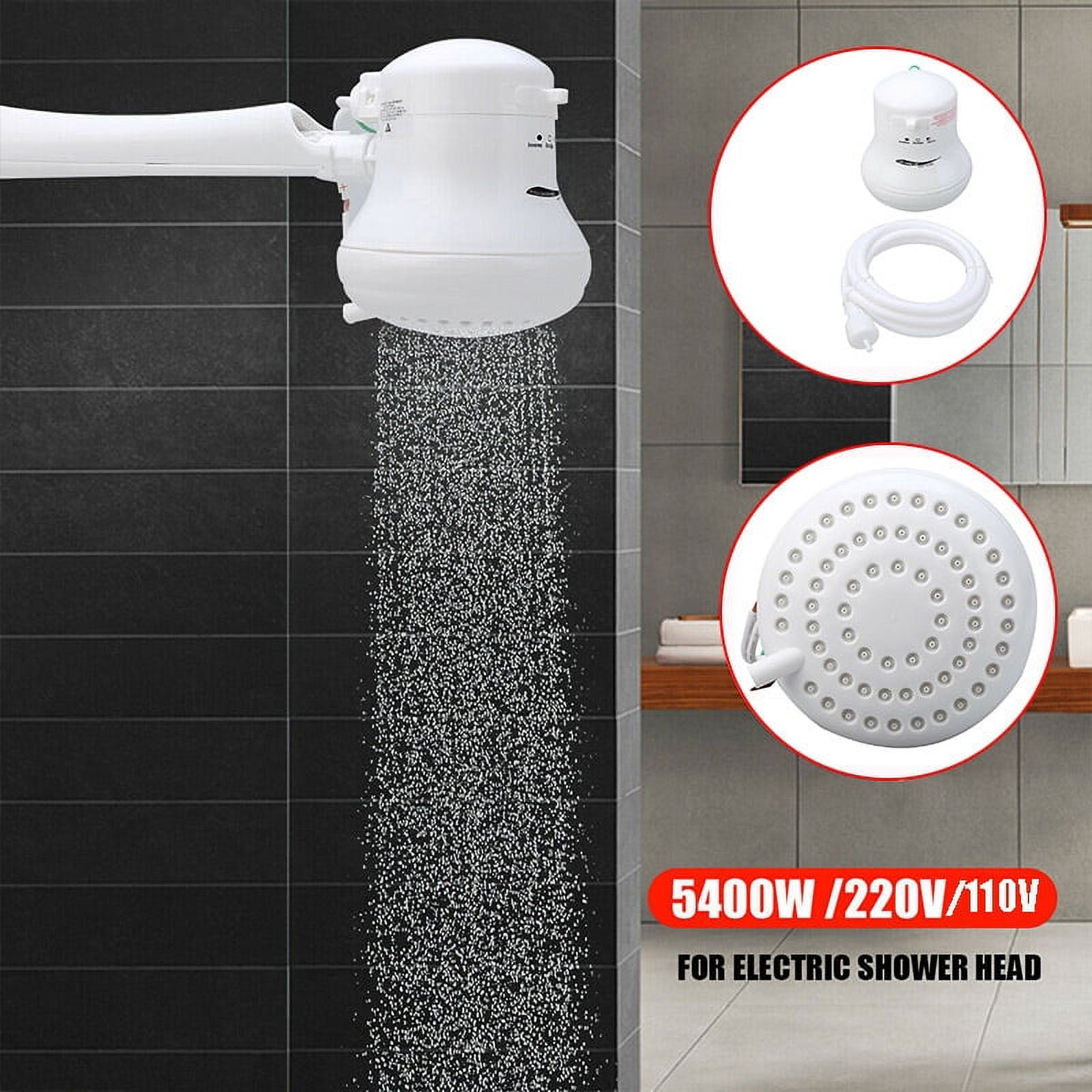Hot Shower Head Unit, Automatic Instant Electric, 5400W 110V, Instant