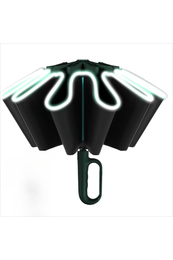Automatic Inverted Umbrella with Reverse Folding Windproof Design for Commuting and Travel