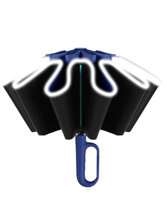 Automatic Inverted Umbrella with Reverse Folding Windproof Design for Commuting and Travel