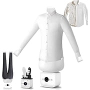 Automatic Ironing Machine, 1400W Foldable Steam Iron, Inflatable Shirt Ironing Device for Any Fabric Type & Shoes.