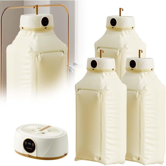 Automatic Ironing Machine, Portable Clothes Dryer & Steam Iron (3PC)