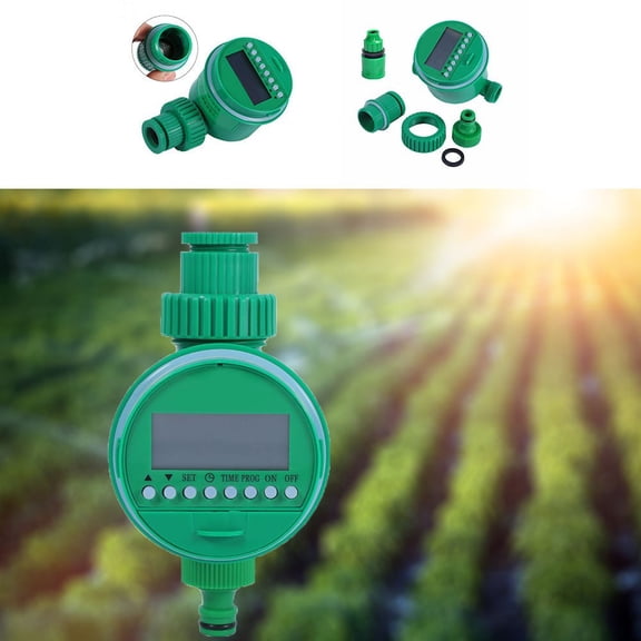Automatic Irrigation Water Timer, Digital Irrigation Timer Flowers Watering Controller for Garden Yard Lawn Greenhouse Drip Irrigation Watering Plant System(1PC)