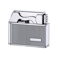 thumbnail image 1 of Automatic Kerosene Lighter, Retro Style with One-Button Operation, Windproof Flame, Portable for Men's EDC, 1 of 3