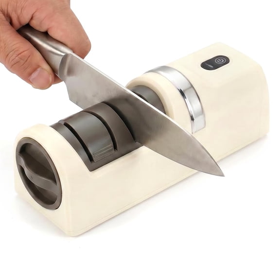 Automatic Kitchen Knife Sharpener, 2026 New Cordless Electric Knife Sharpener for Straight-Edge Chef