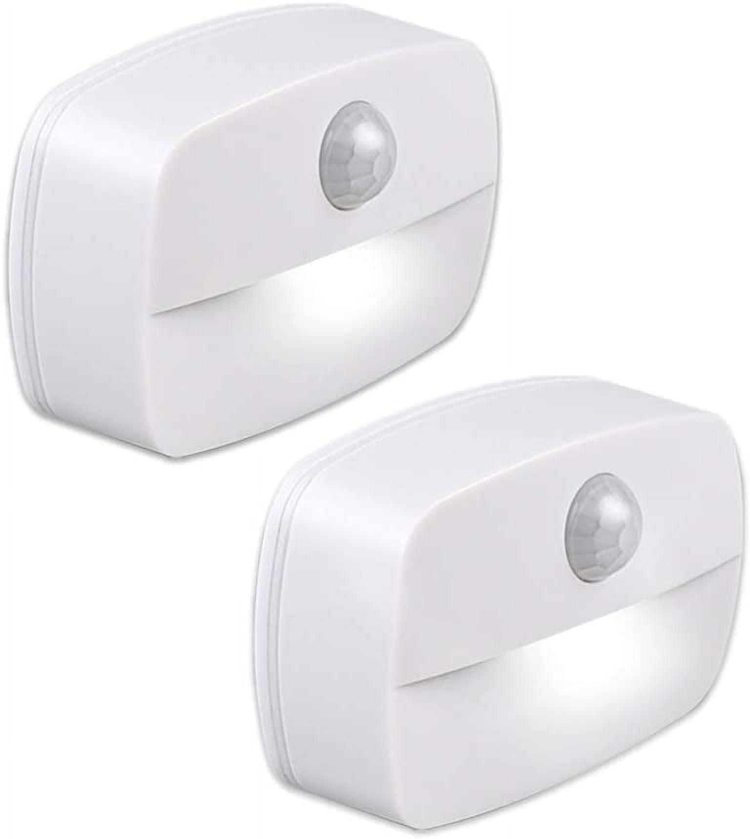 Automatic LED Night Light [2 Pack], Wall Mounted Night Lamp with SelfAdhesive Motion Sensor