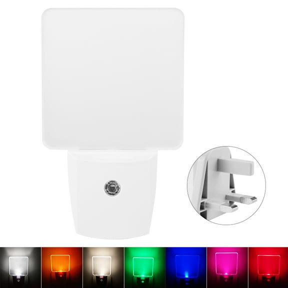 Automatic LED Night Light, Dusk to Dawn, 110-240V UK, Slow Flash for Bedroom, Bathroom, Balcony, Guest Room, Corridor