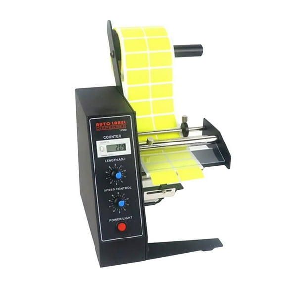 Automatic Label Dispenser Device 140mm Auto Sticker Separating Machine Automatic Counting Label Stripping Machine