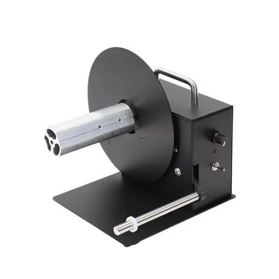Automatic Label Rewinder 180mm Rewinding Diameter Bidirectional Barcode Label Rewinding Machine
