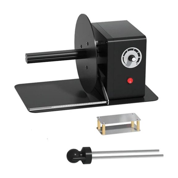 Automatic Label Rewinder Barcode Paper Electric Label Rewinding Machine Label Spooler