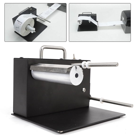 Dual-Way Automatic Label Winding Machine, Speed Adjustable Label Roll Storage Rewinder for Office Use