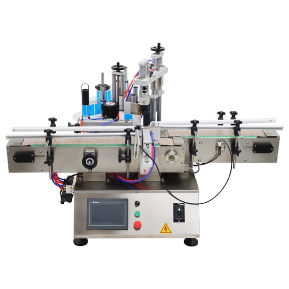 Automatic Labeling Machine Desktop Label Applicator 110V 15-60pcs/min for 2.36-3.94in Dia Square/Round/Hexagonal Bottle