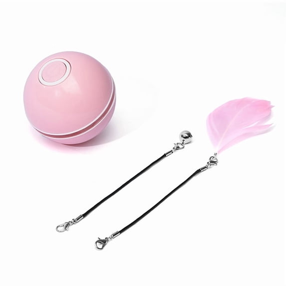 Automatic Laser Cat Toy Ball, LED Electronic Rolling Ball with Random Movement, Interactive Fun for Indoor Cats & Kittens
