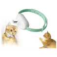 thumbnail image 1 of Automatic Laser Collar Cat Toy - Upgraded Laser Cat Toys, Flashing and Lasting modes, 8-12″ Bend Collar & 41°Adjust Angle Free Hands USB Charge 1H and works 12H, Gifts for Ailurophile - (Green), 1 of 9