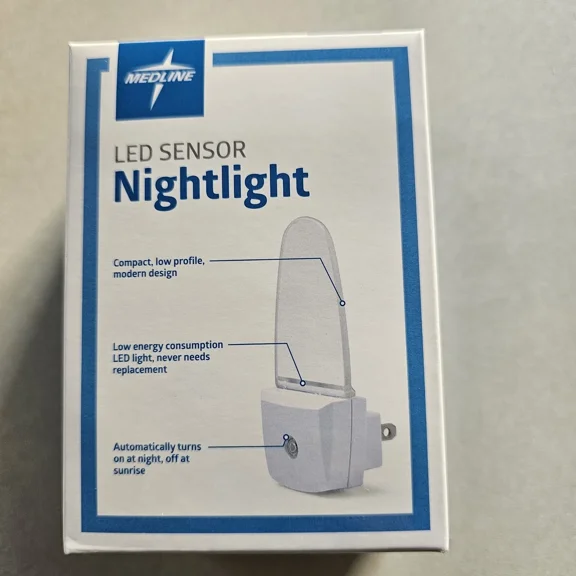 Automatic Led Nightlight  Plug-In, Soft. White (4-Pack)