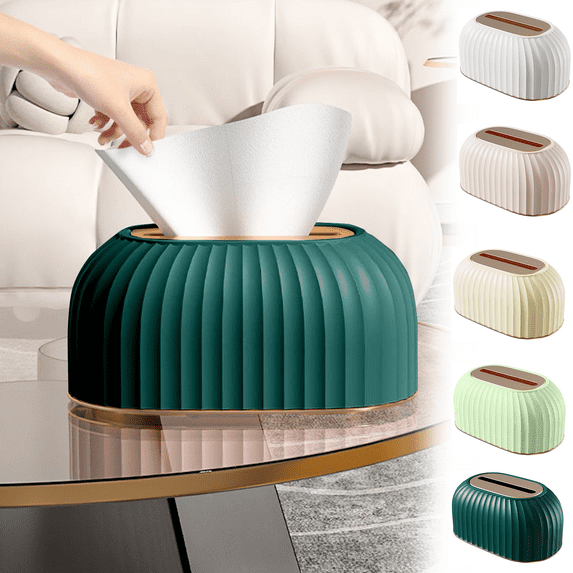 Automatic Lifting Tissue Box For Home Decor - For Living Room Bathroom And Office - Modern Sturdy PET/Plastic Tissue Container Up to 65% off!