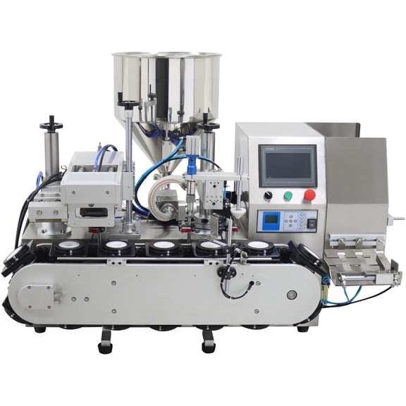 Automatic Linear Ultrasonic Tube Filler Sealer 13.2Gal Hopper Gear Pump Tube Packing Machine 110V 3KW