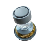 Automatic Liquid Filling Dish Brush with Soap Dispenser, Vertical Press Pot Washing Brush with Drip Tray, Nylon Bristles Scrubber for Non-Stick Cookware, Kitchen Sink Cleaning Tool for Home