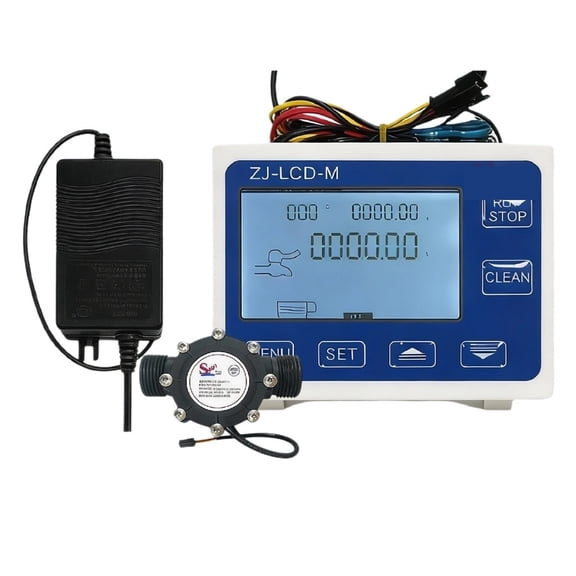 Automatic Liquid Quantitative Flow Control Filling Kit With Digital Flow Meter And 1 Inch Solenoid Valve For Water Use ,Energy-Saving