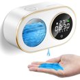 Automatic Liquid Soap Dispenser Touchless HD LED Time & Temperature