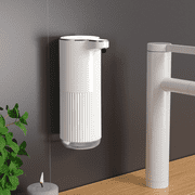 Automatic Liquid Soap Dispenser, Touchless Soap Dispenser Bathroom,Upgrade Hand & Dish Electric Dispenser Adjustable Waterproof Wall Mount Kitchen Auto Soap Pump for Thin and Thick Liquid