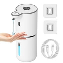 Automatic Liquid Soap Dispenser Touchless, USB Rechargeable Smart Hand Soap Dispenser, 6-Level Adjustable, 12.8oz/380mL Wall Mounted for Bathroom Kitchen Dish Soap